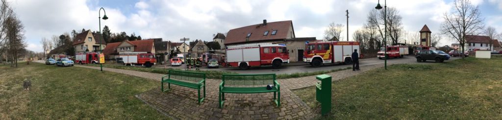 Einsatz 03-2018 Brand in Wohnhaus - FF Brachwitz