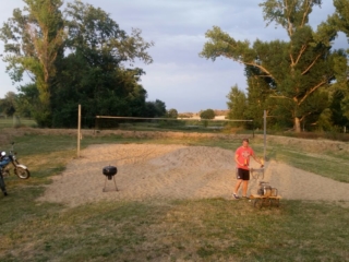 Volleyplatz erstrahlt in neuem Glanz - Brachwitz