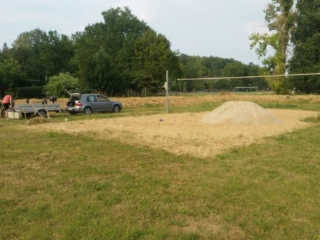 Volleyplatz erstrahlt in neuem Glanz - Brachwitz