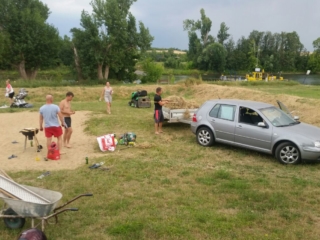 Volleyplatz erstrahlt in neuem Glanz - Brachwitz